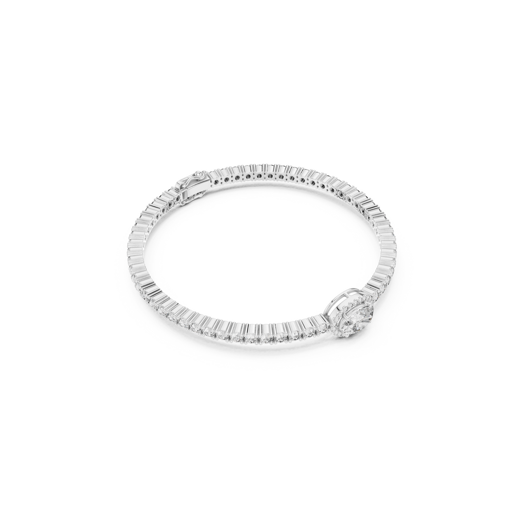 Oval Lab Grown Diamond Tennis Bracelet