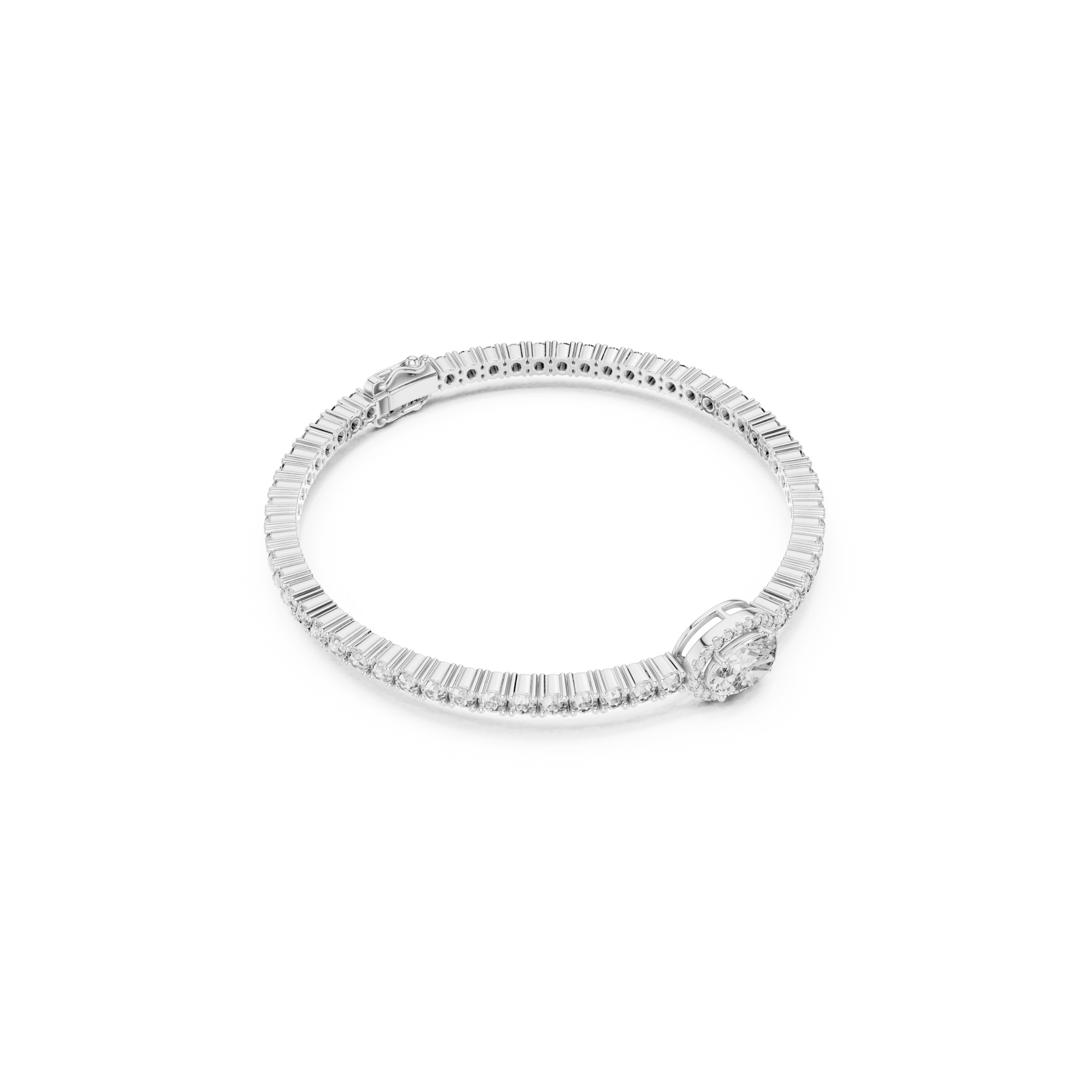 Oval Lab Grown Diamond Tennis Bracelet