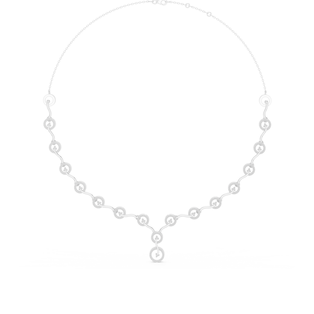 Circular Lab Grown Diamond Necklace