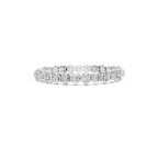 Cushion Cut Lab Grown Diamond Tennis Bracelet