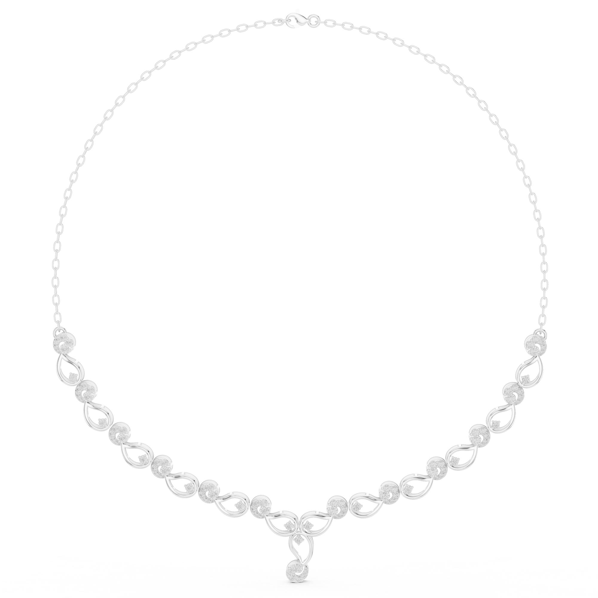 Infinity Drop Lab Grown Diamond Necklace