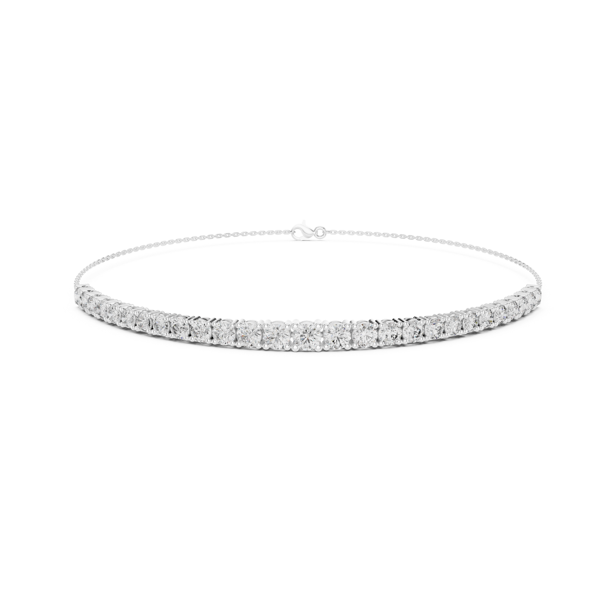 Delicate Lab Grown Diamond Chain Bracelet