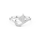 Leaf Lab Grown Diamond Ring
