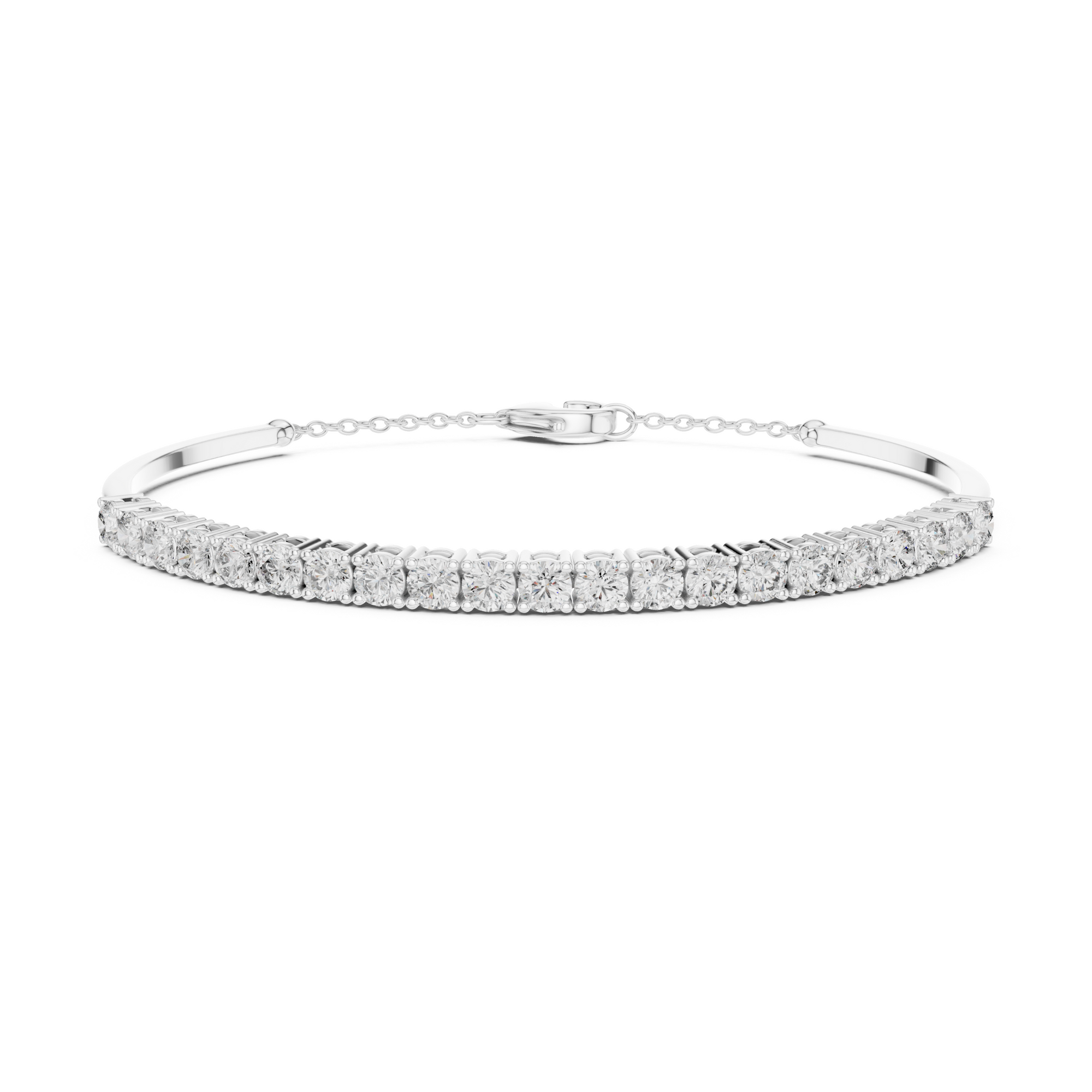 Elegant Lab Grown Diamond Chain Bracelet