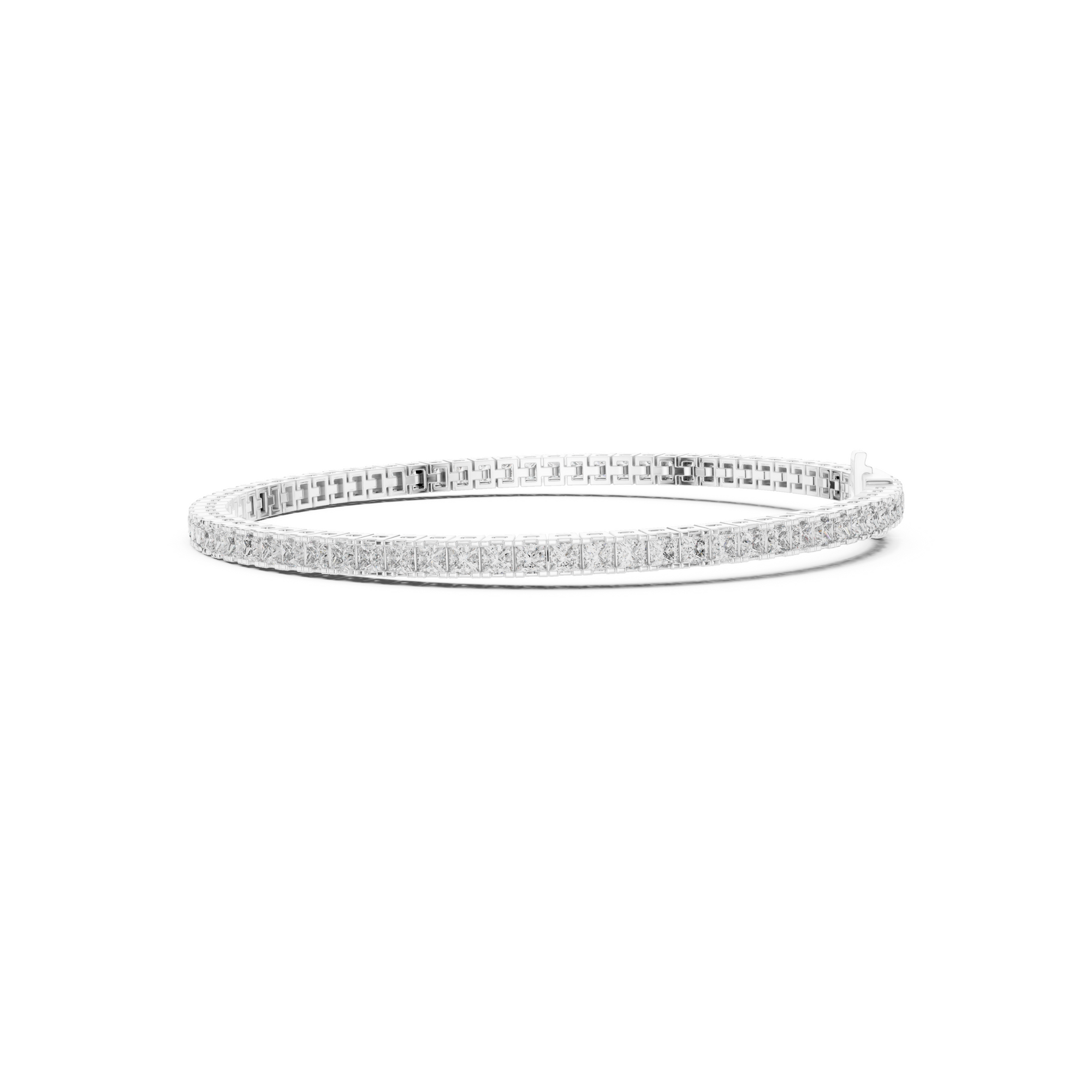 Princess Lab Grown Diamond Tennis Bracelet