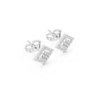 Cluster Squire Diamond Stud Earring