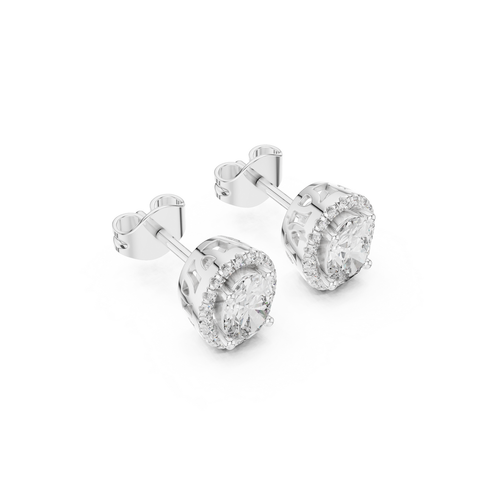 Classic Oval Cut Lab Grown Diamond Earrings