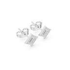 Kite-Shaped Diamond Stud Earring