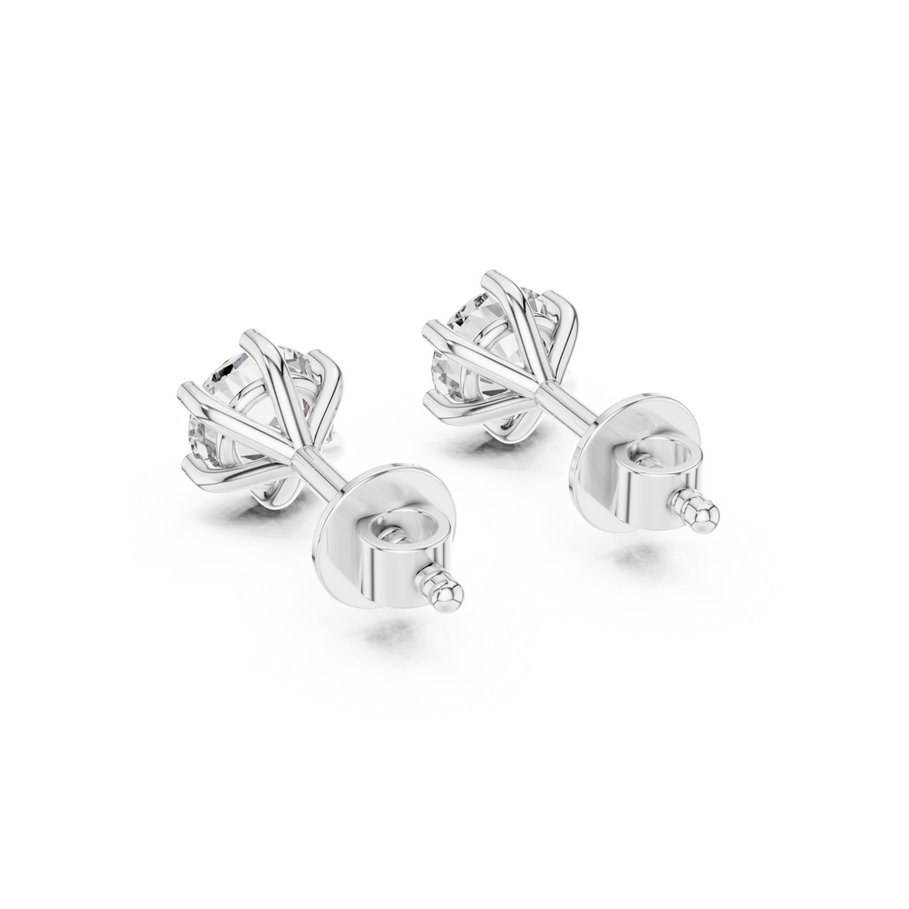 Classic Solitaire Lab Grown Diamond Stud