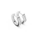 Dainty Diamond Hoop Earring