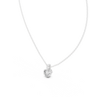 Round Cut Solitaire Lab Grown Diamond Pendant