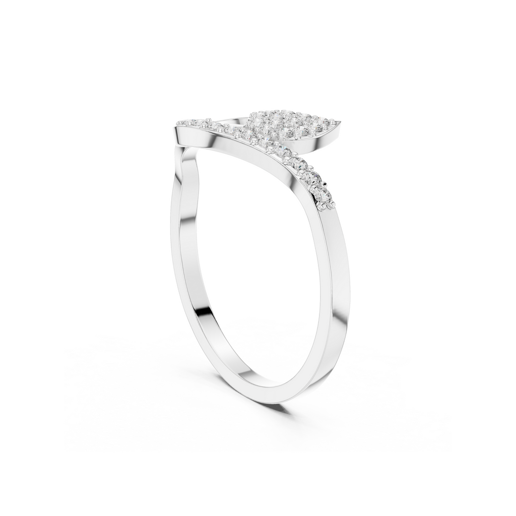 Leaf Lab Grown Diamond Ring