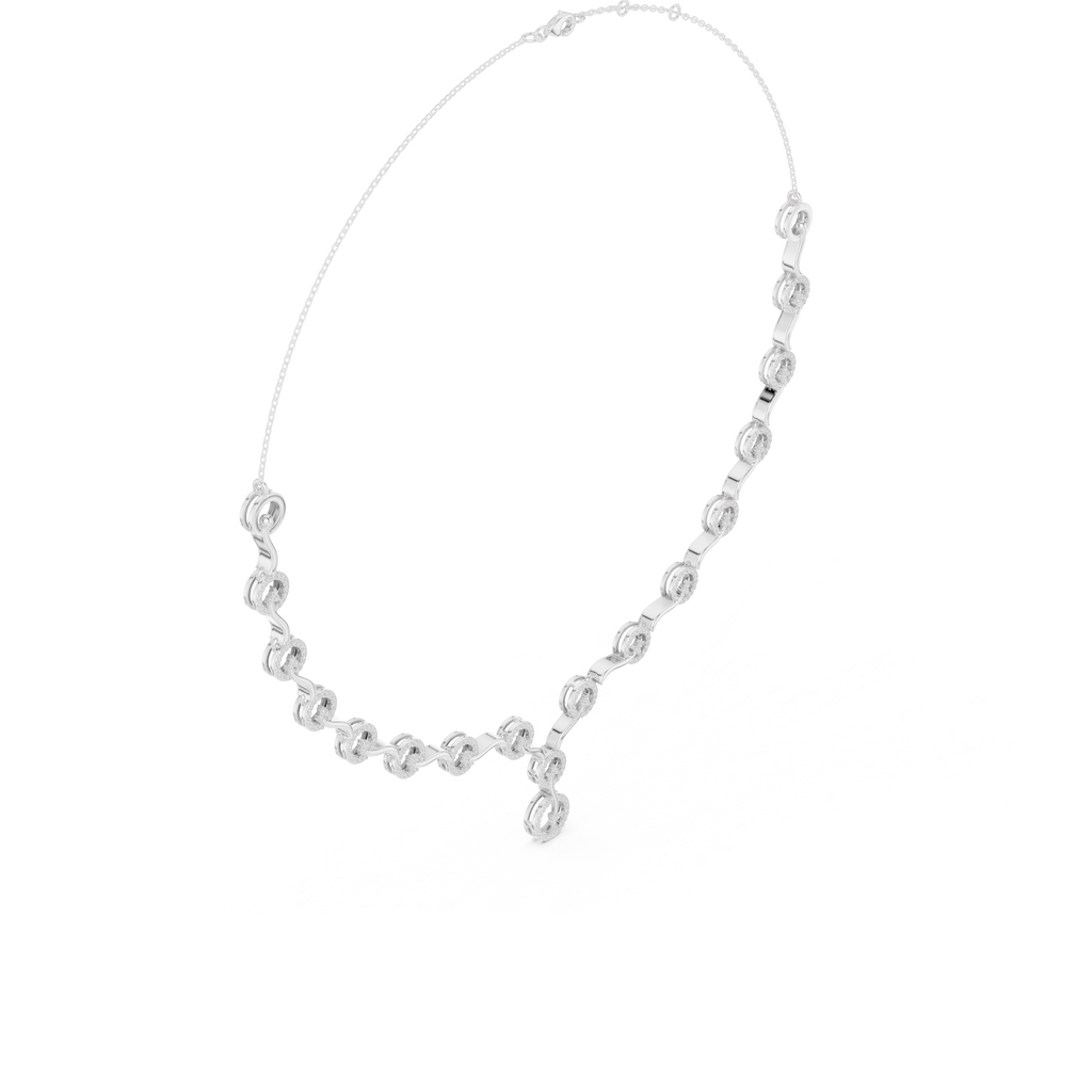 Circular Lab Grown Diamond Necklace