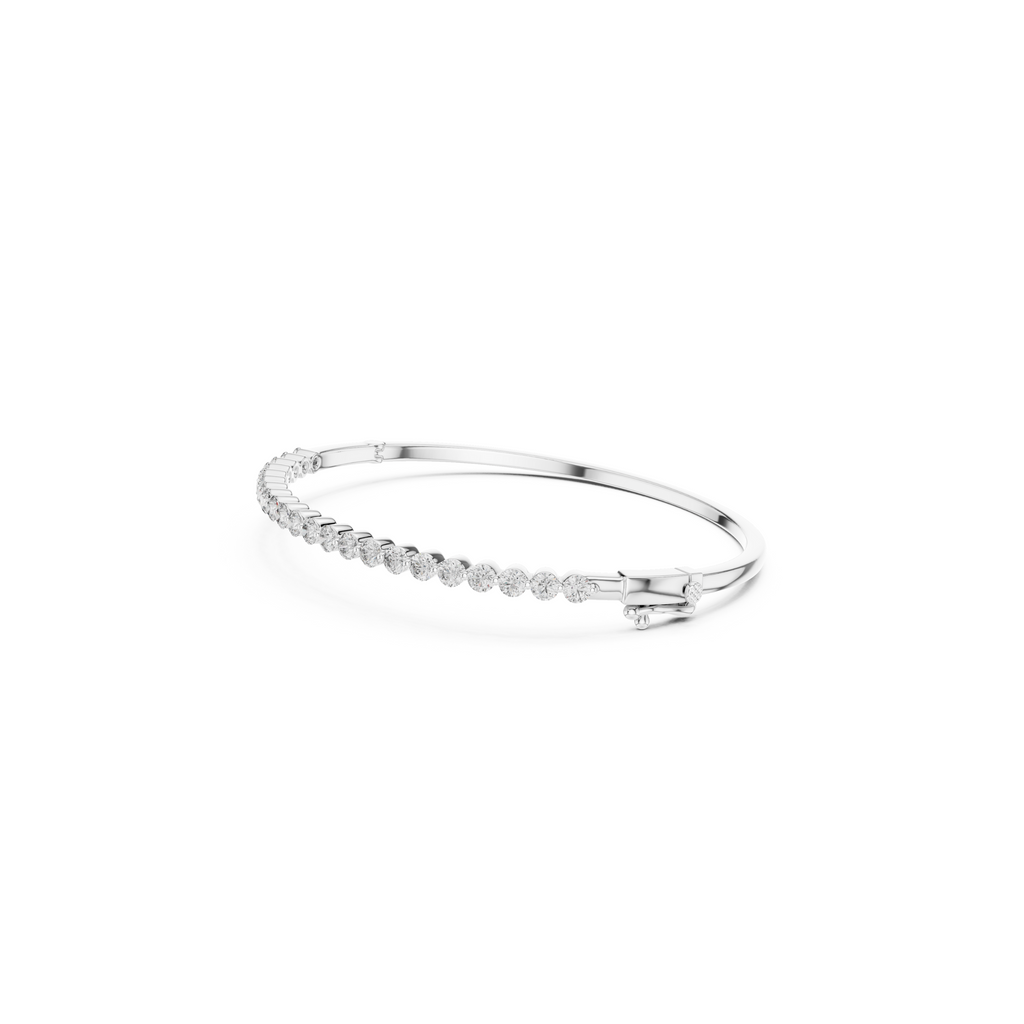 Eternity Lab Grown Diamond Bangle Bracelet
