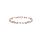 Multi-Shape Lab Grown Diamond Tennis Bracelet.