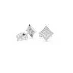 Kite-Shaped Diamond Stud Earring