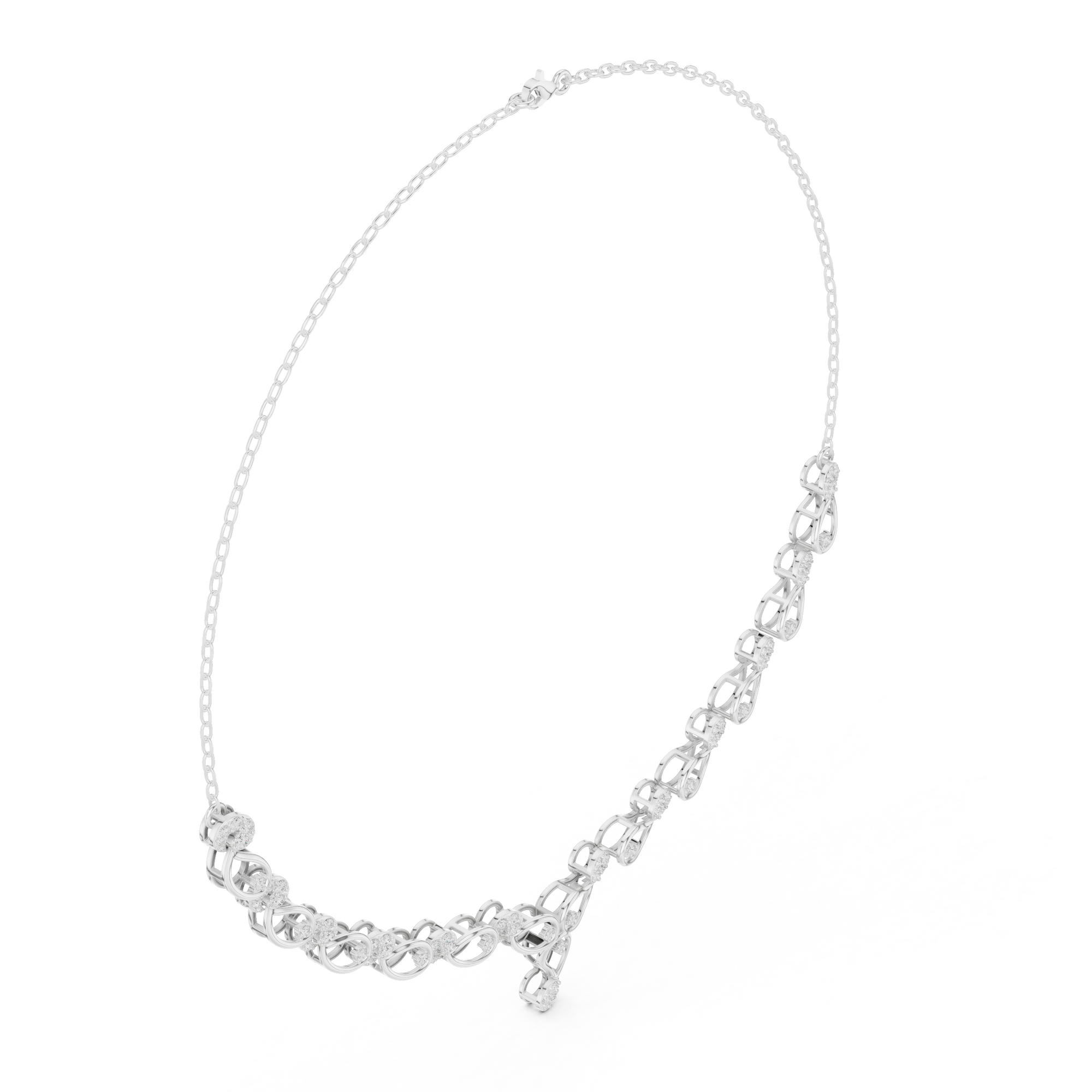 Infinity Drop Lab Grown Diamond Necklace