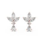 Butterfly Lab Grown Diamond Stud Earrings