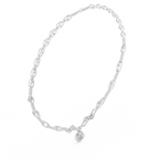 Intricate Vine Design Lab Grown Diamond Necklace