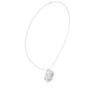 Concave Lab Grown Diamond Pendant