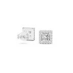 Princess-Cut Diamond Halo Stud Earrings