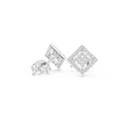 Cluster Squire Diamond Stud Earring