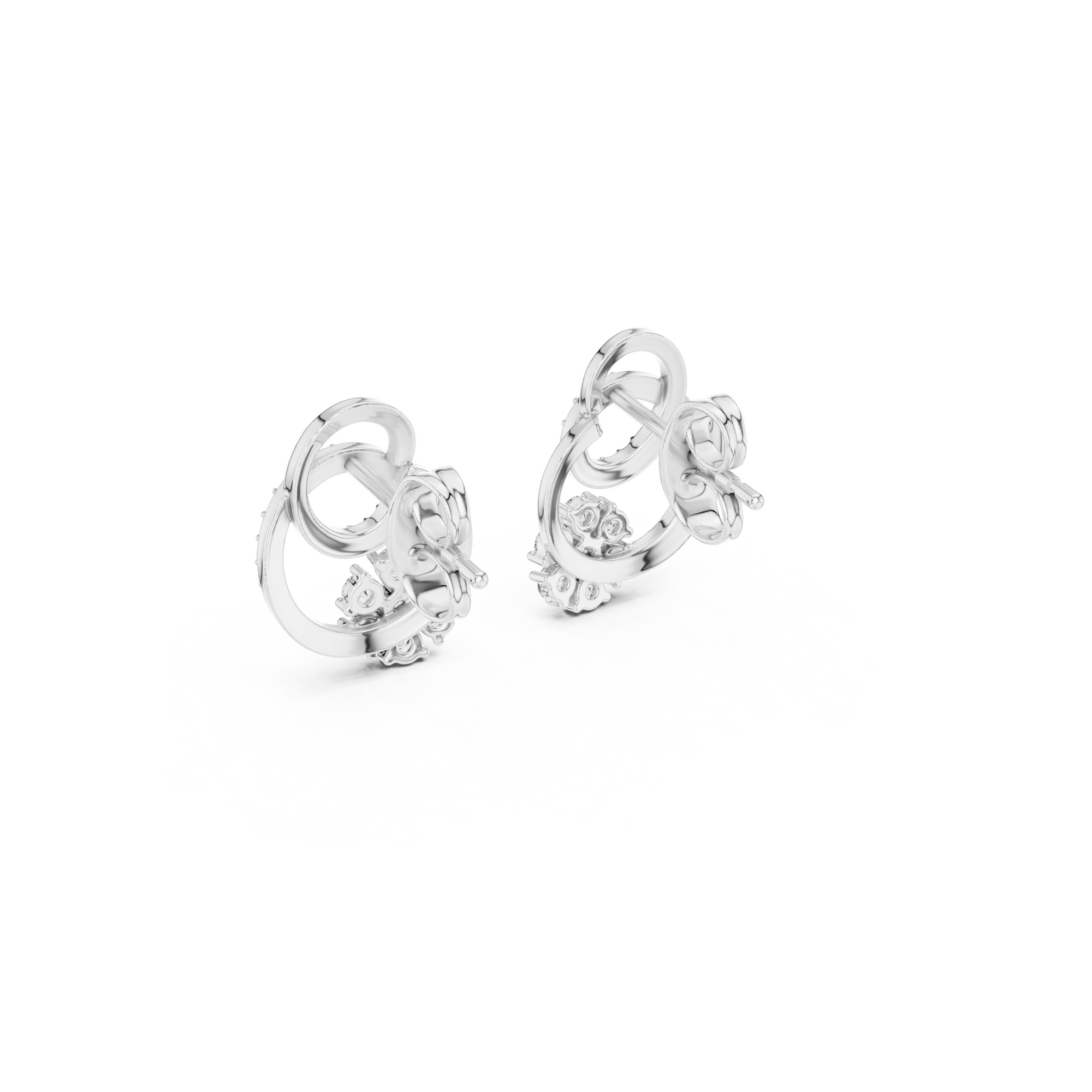 Petal Cluster Lab Grown Diamond Earrings