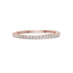 Brilliant Round Lab Grown Diamond Tennis Bracelet