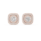 Royal Cushion Lab Grown Diamond Stud