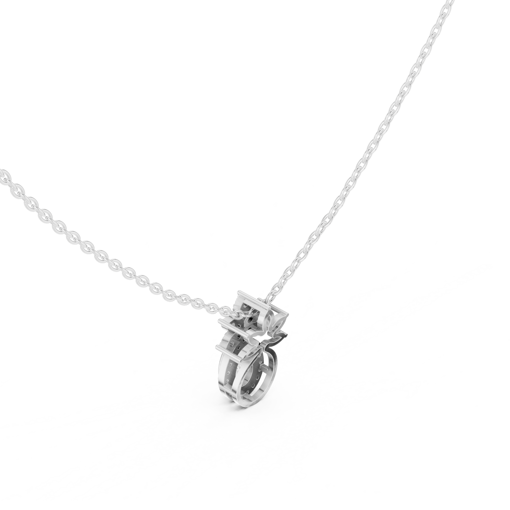 Tropical Lab Grown Diamond Pendant