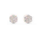 Floral Cluster Lab grown Diamond Stud