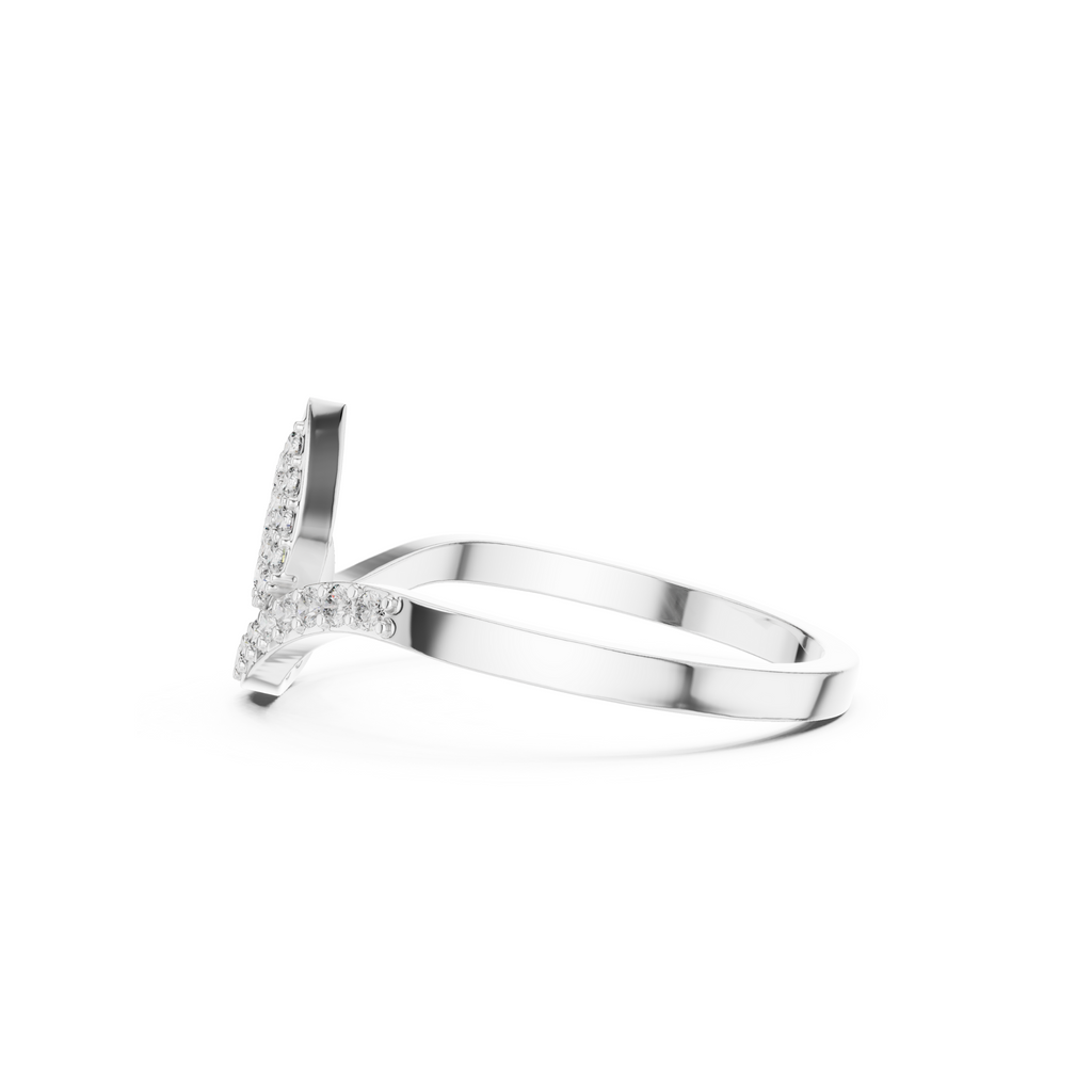 Leaf Lab Grown Diamond Ring