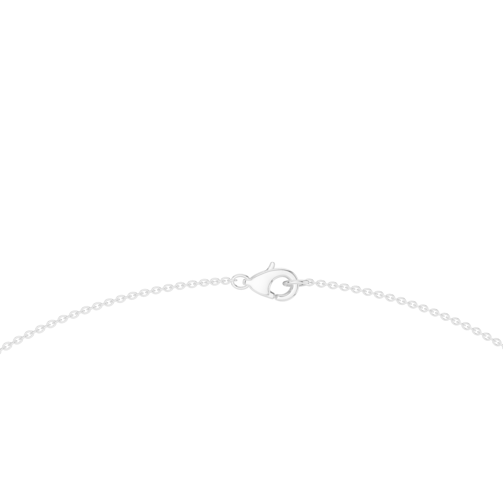 Graduated Dangling Lab Grown Diamond Necklace