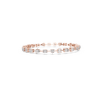 Multi-Shape Lab Grown Diamond Tennis Bracelet.
