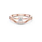 Contemporary Accent Diamond Ring