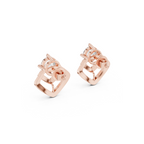Geometric Lab Grown Diamond Stud