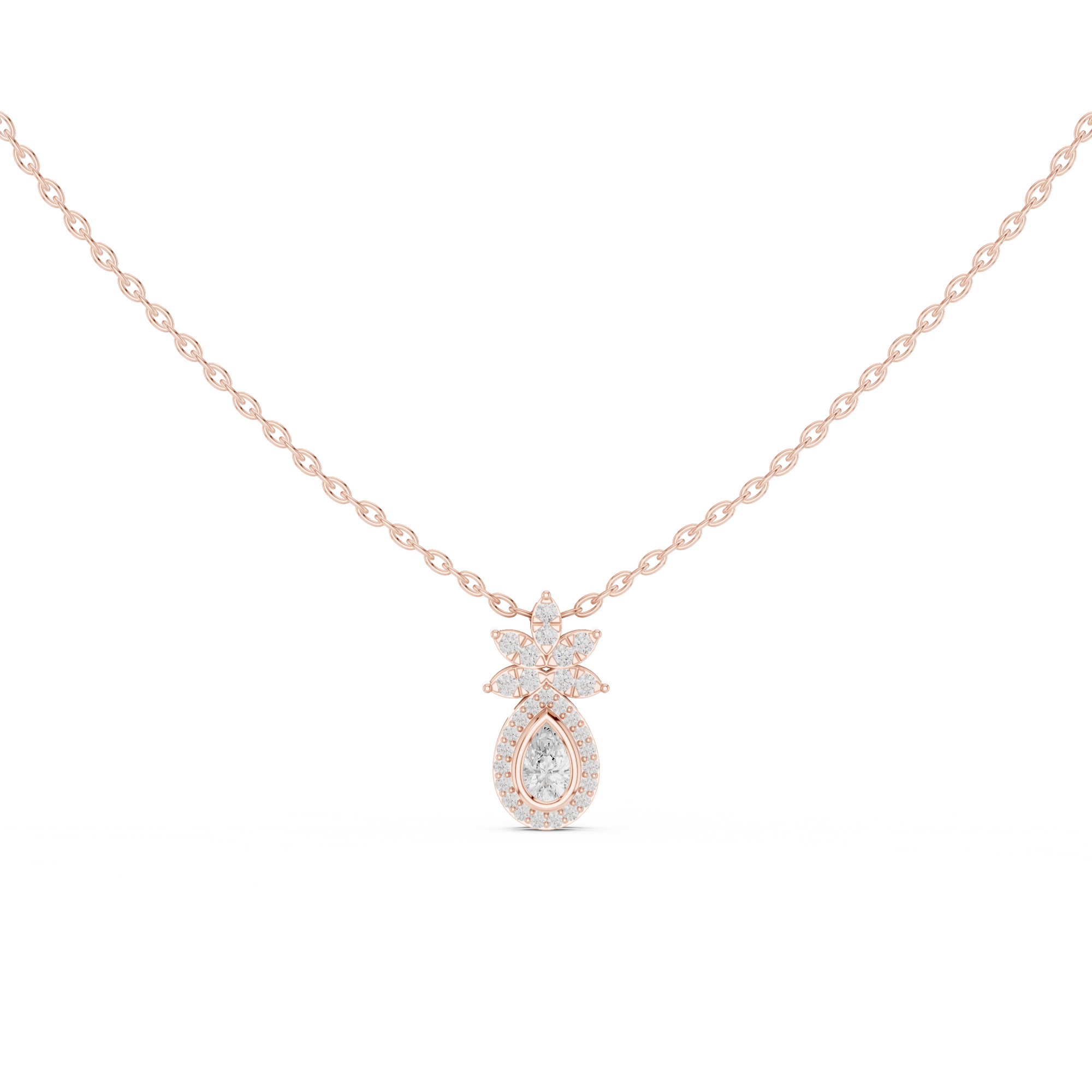 Tropical Lab Grown Diamond Pendant