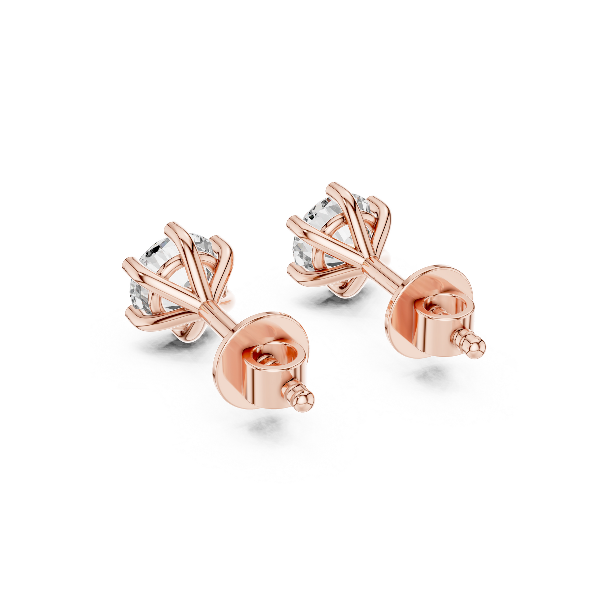 Classic Solitaire Lab Grown Diamond Stud