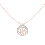 Concave Lab Grown Diamond Pendant