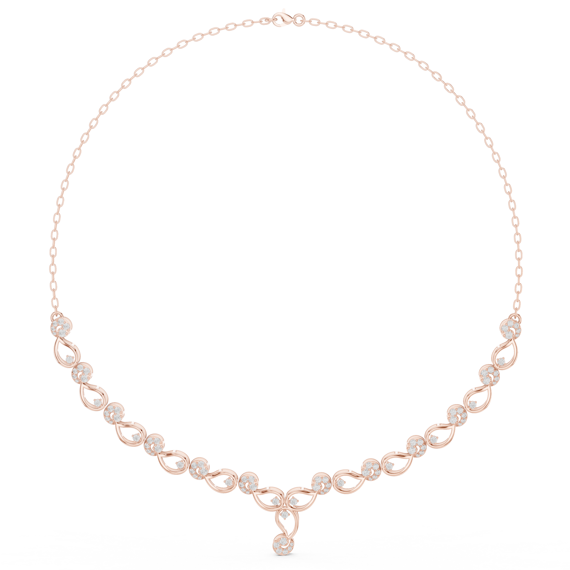 Infinity Drop Lab Grown Diamond Necklace