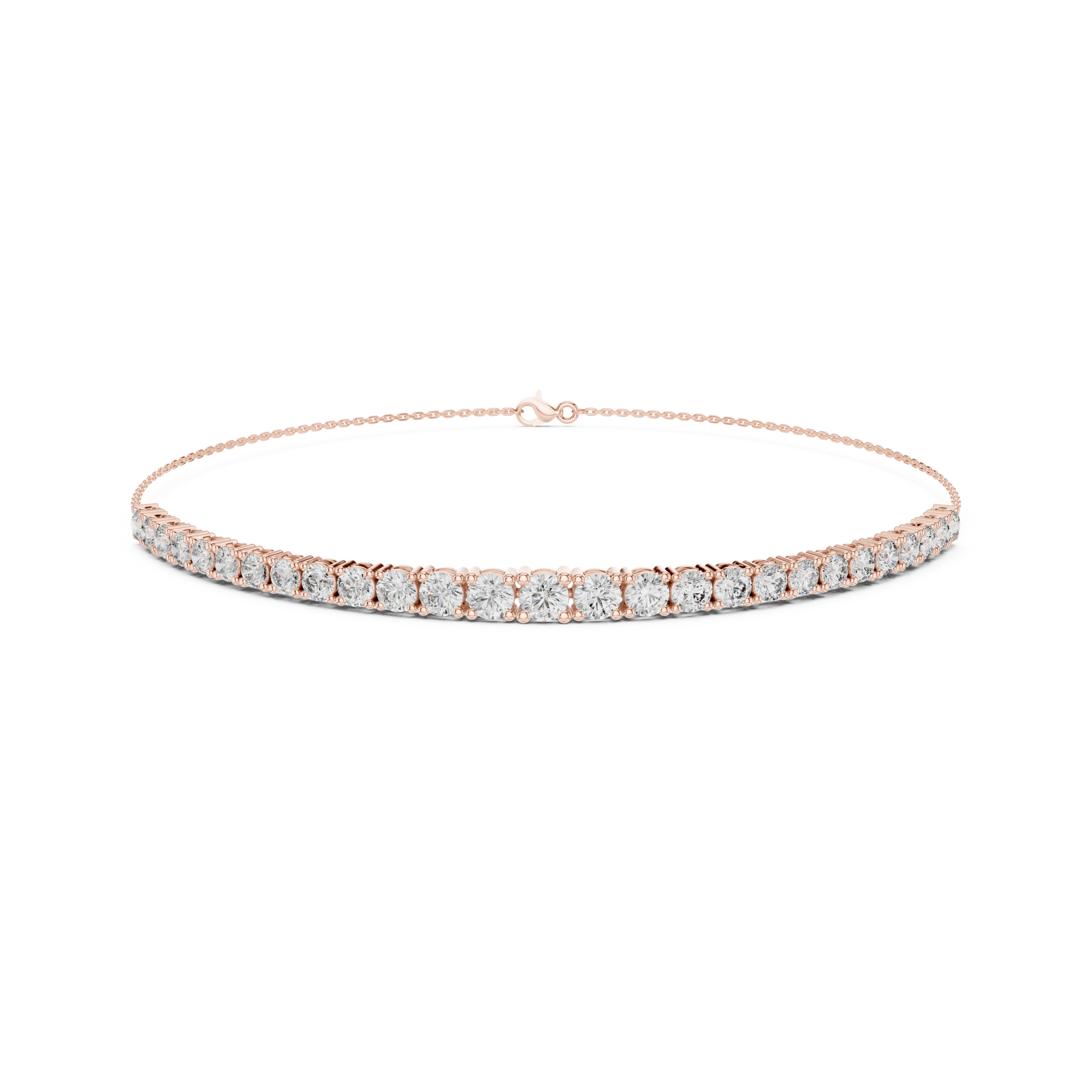 Delicate Lab Grown Diamond Chain Bracelet