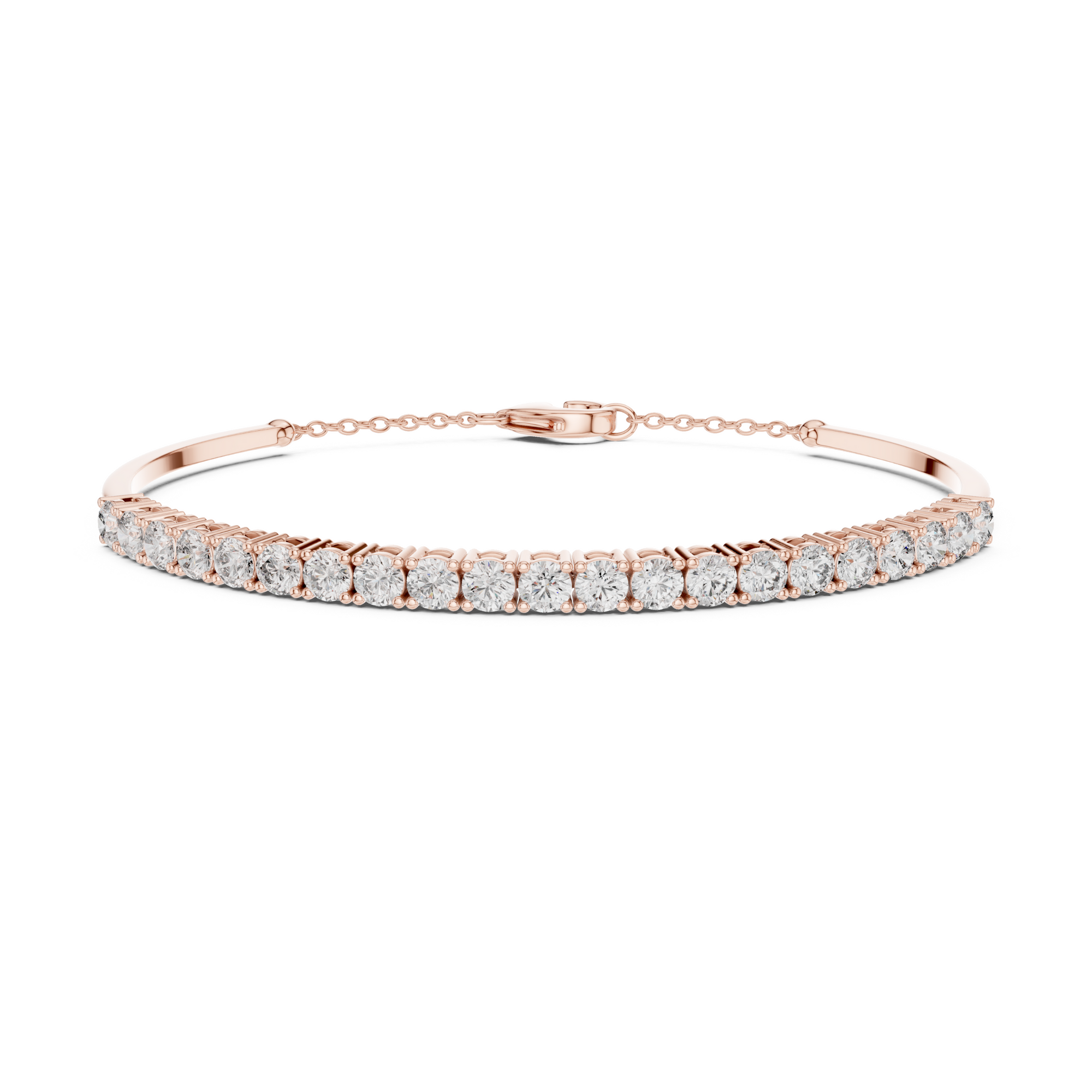Elegant Lab Grown Diamond Chain Bracelet