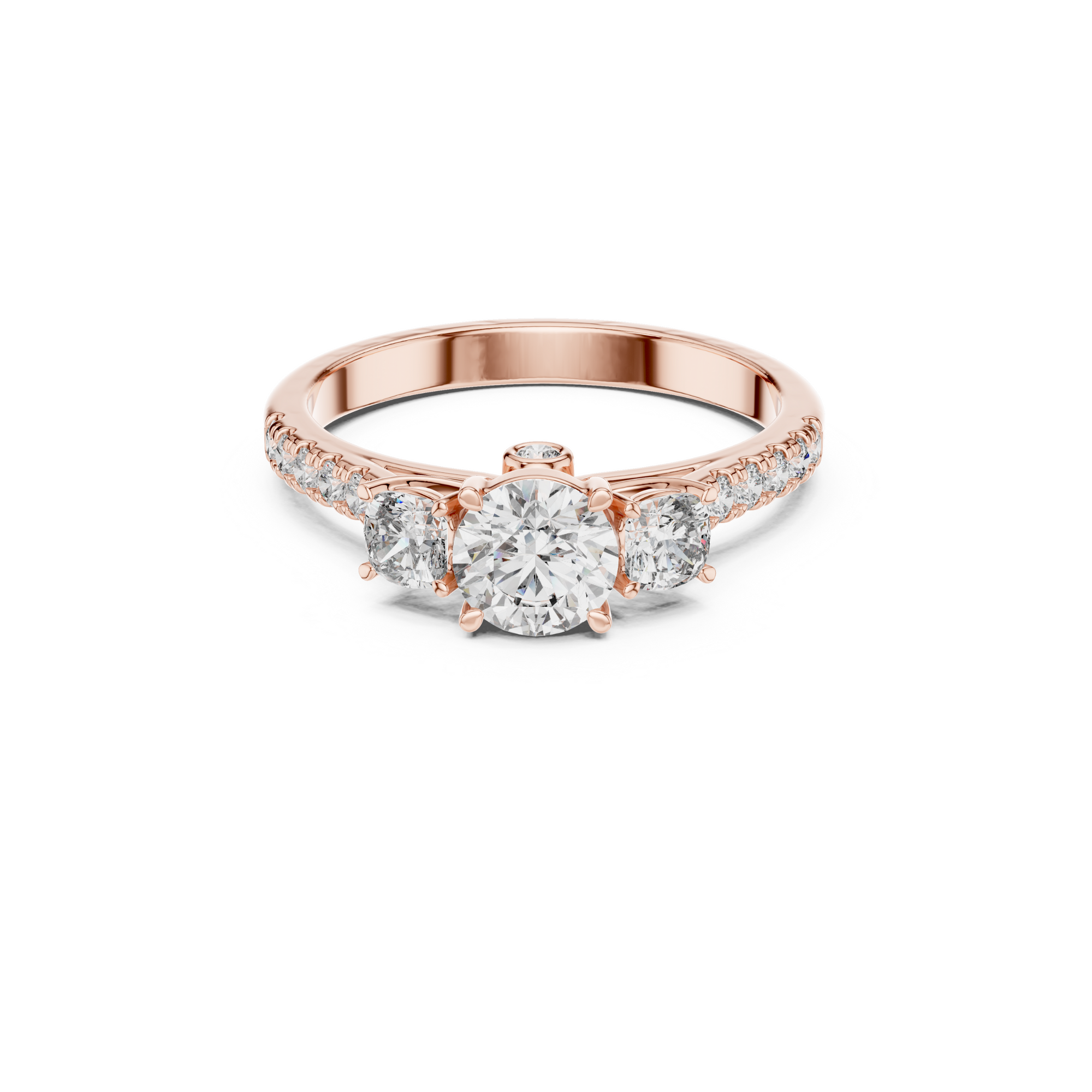 Triad Charming Lab Grown Diamond Ring