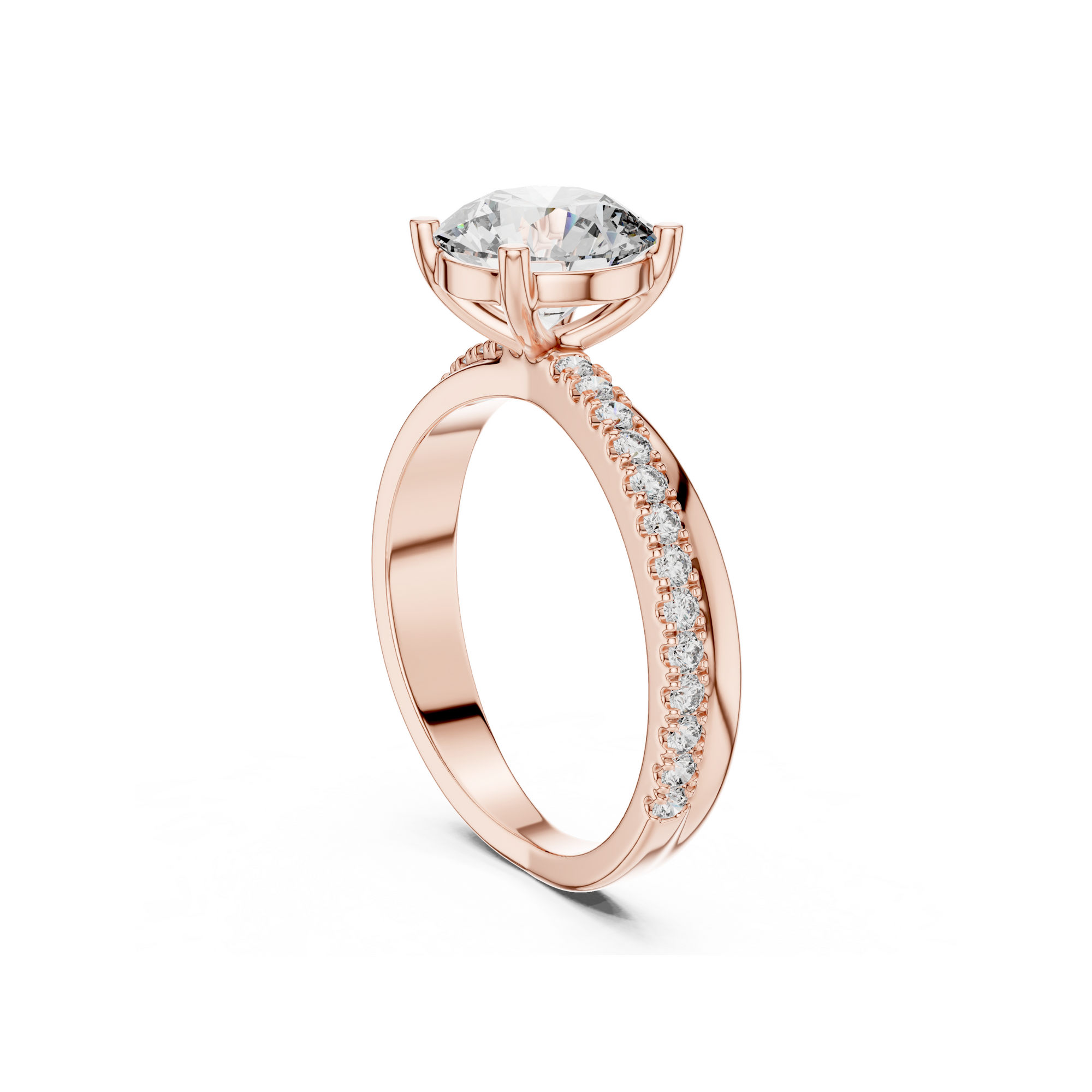 Round Cut Solitaire Ring