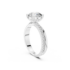 Round Cut Solitaire Ring