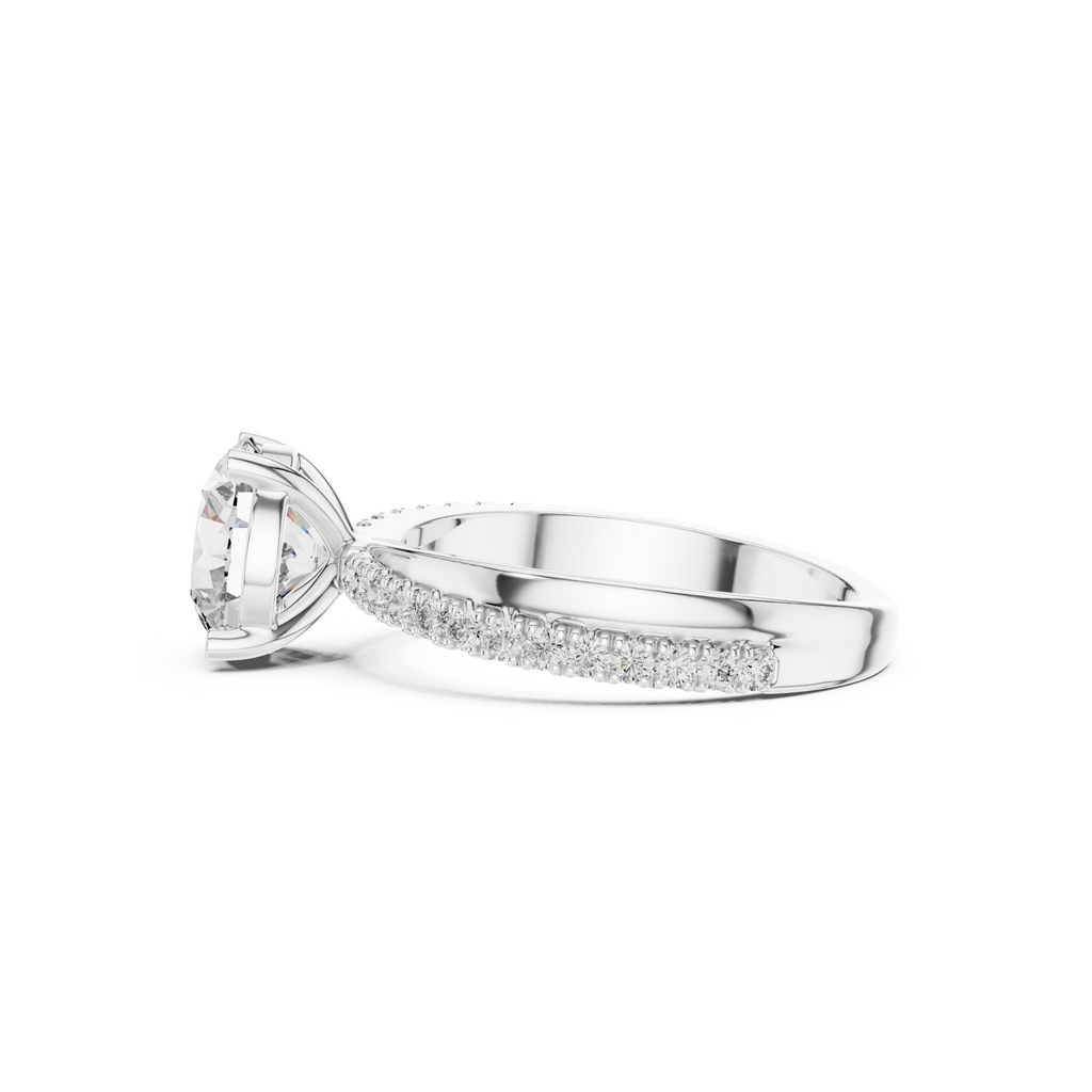 Round Cut Solitaire Ring