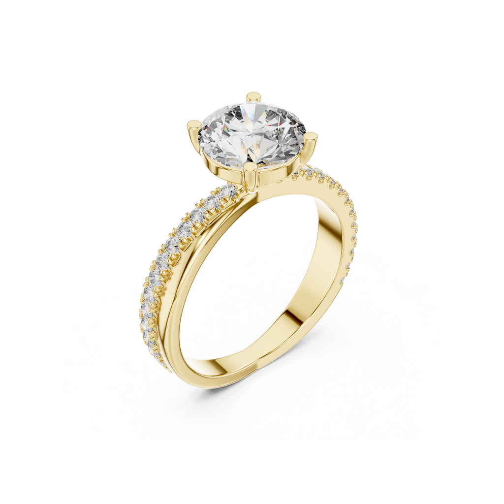 Round Cut Solitaire Ring