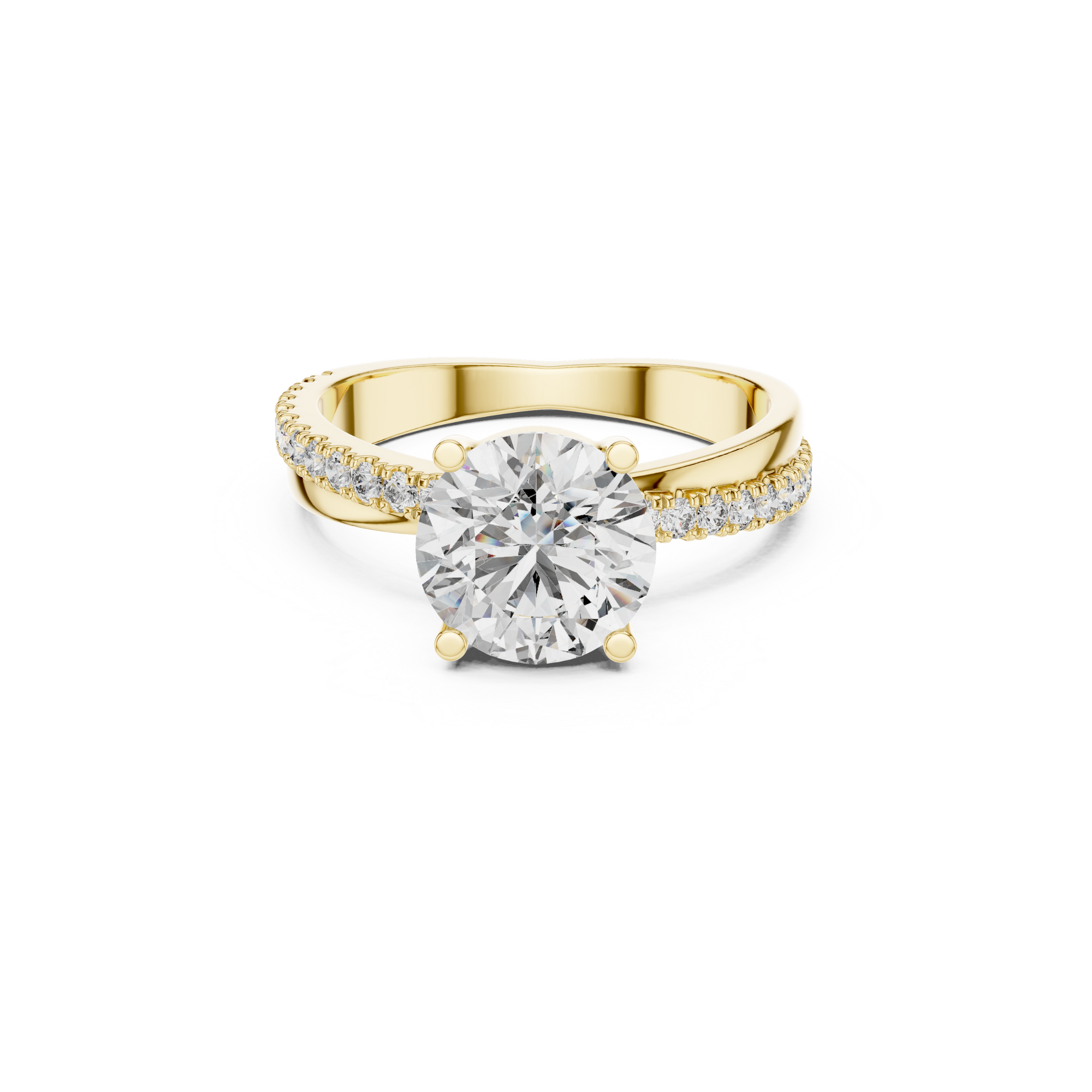 Round Cut Solitaire Ring