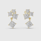 Cascade Lab Grown Diamond Drop Earring