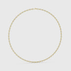 Classic Bezel Set Lab Grown Diamond Necklace